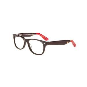 New PEACELOVE Black SO COOL Eyeglasses with Colorful Temple Tips 53/17/145